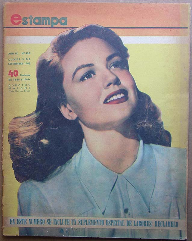 ESTAMPA magazine cover Issue 420 9 September 1946