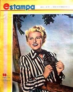 ESTAMPA magazine cover Issue 495 16 February 1948