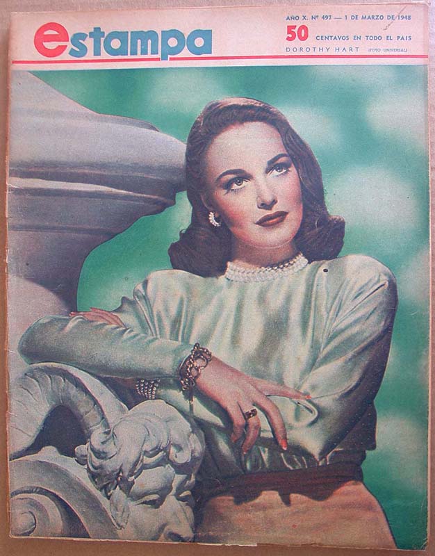 ESTAMPA magazine cover Issue 497 1 March 1948