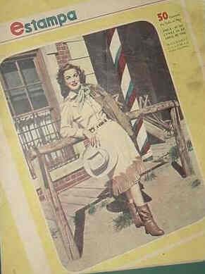 ESTAMPA magazine cover Issue 505 26 April 1948