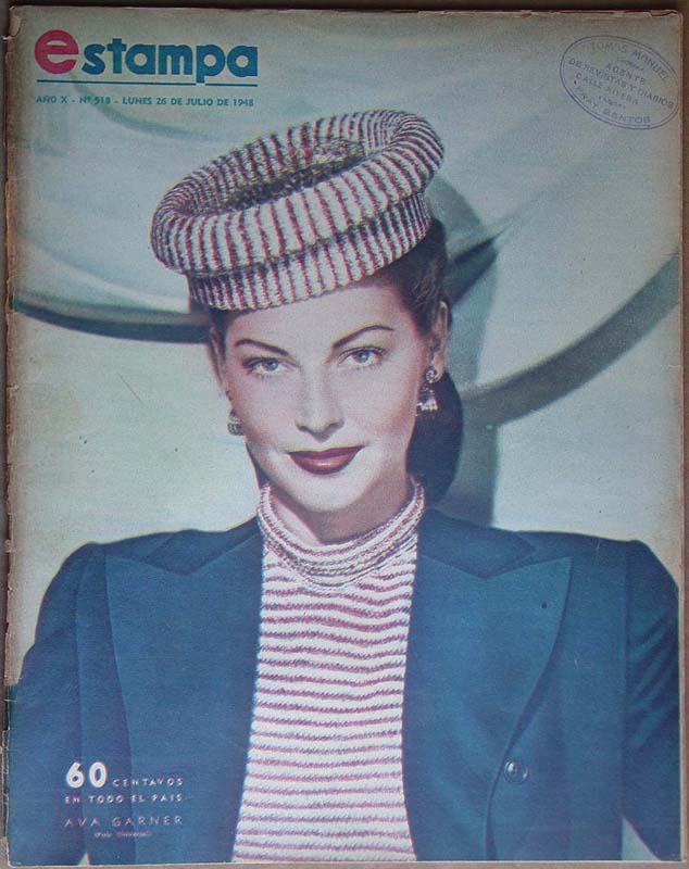 ESTAMPA magazine cover Issue 518 26 July 1948