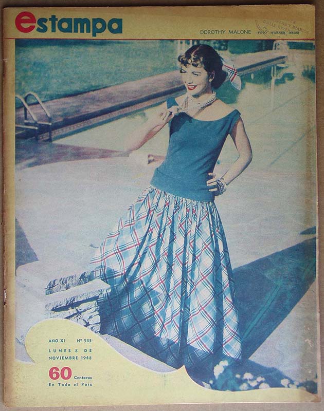 ESTAMPA magazine cover Issue 533 8 November 1948