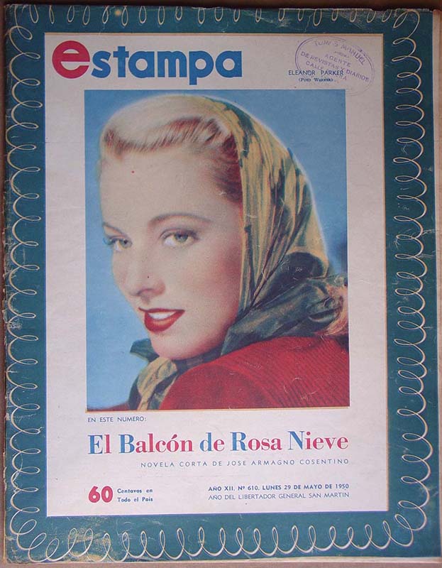 ESTAMPA magazine cover Issue 610 29 May 1950