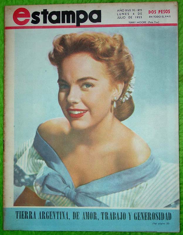 ESTAMPA magazine cover Issue 875 4 July 1955