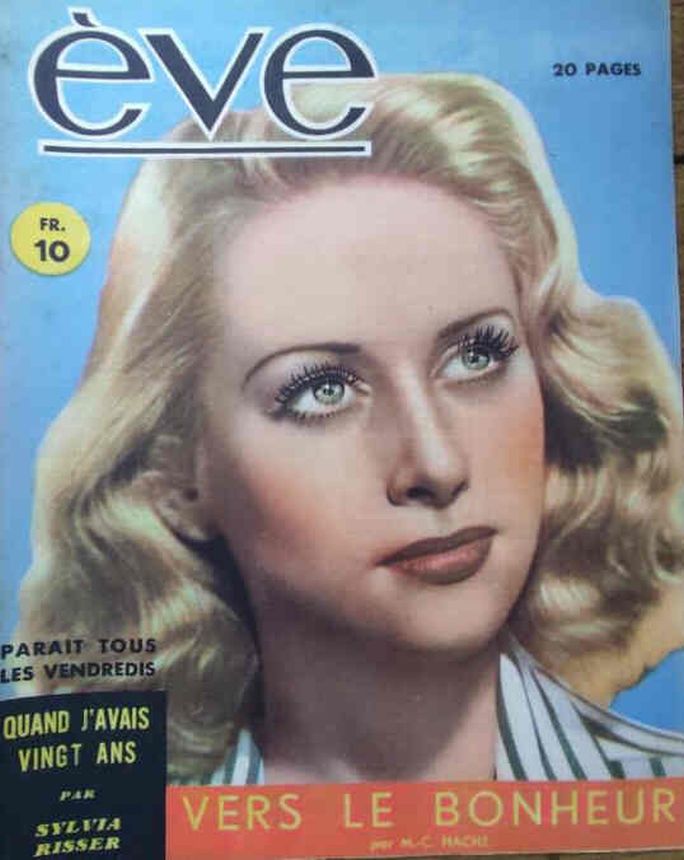 EVE (Fr) magazine side cover Issue 34   1946