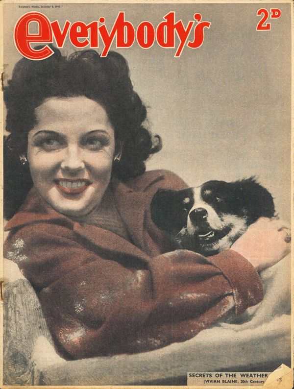 EVERYBODYS UK magazine side cover 8 December 1945