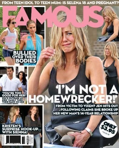 FAMOUS (Au) magazine side cover 27 June 2010