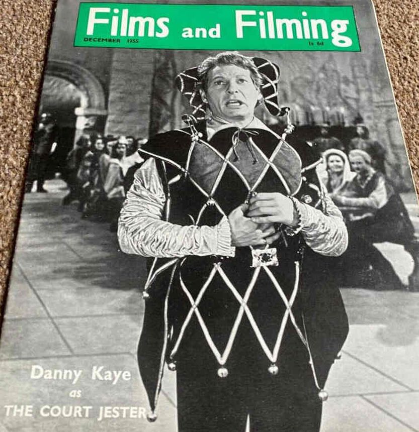 FILMS AND FILMING magazine side cover Issue 15 December 1955