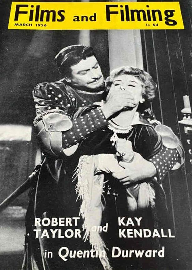 FILMS AND FILMING magazine side cover Issue 18 March 1956
