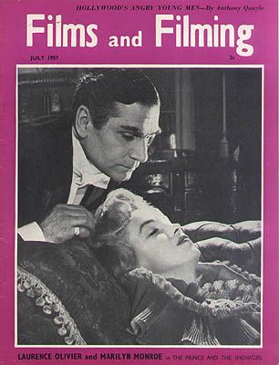 FILMS AND FILMING magazine side cover Issue 34 July 1957