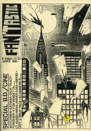 FANTASTIC (Fr) magazine side cover Issue 11/12 January 1990