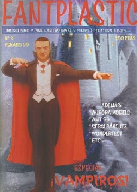 FANTPLASTIC magazine side cover Issue 3 Summer 1999