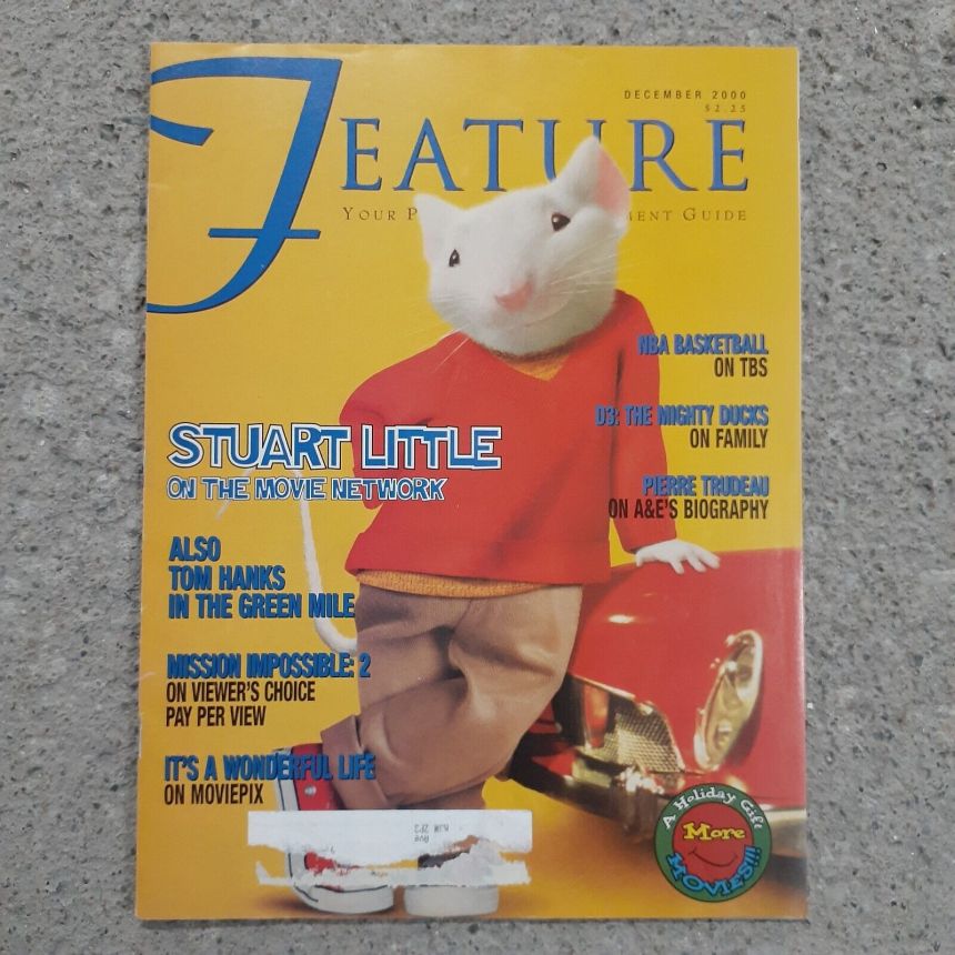 FEATURE (CA) magazine side cover  December 2000