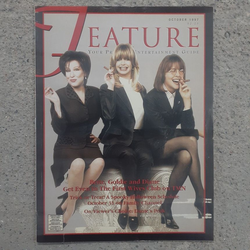 FEATURE (CA) magazine side cover  October 1997