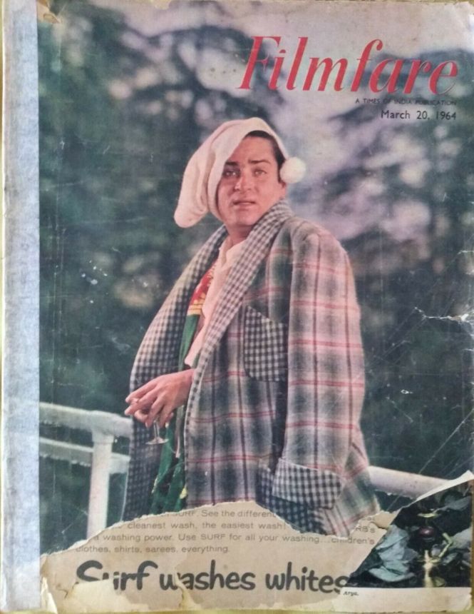 FILMFARE magazine side cover 20 March 1964