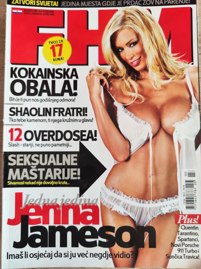 FHM CROATIA magazine cover  October 2007
