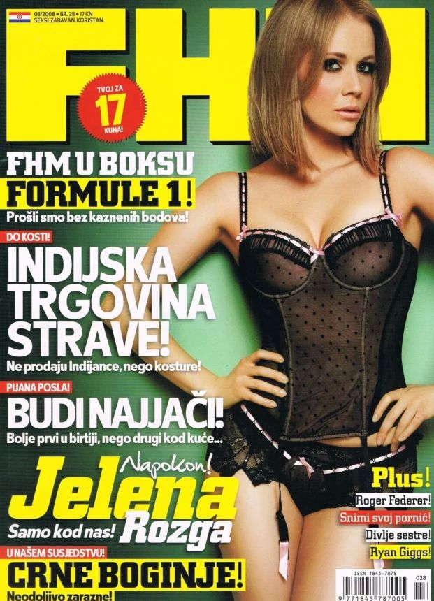 FHM CROATIA magazine cover  March 2008