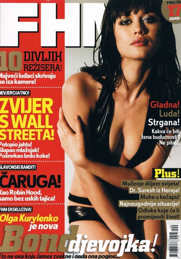 FHM CROATIA magazine cover  April 2008