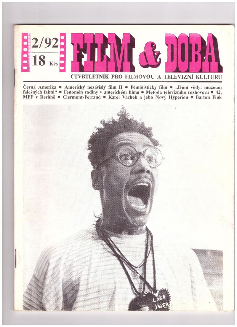 FILM A DOBA magazine side cover Issue 2   1992