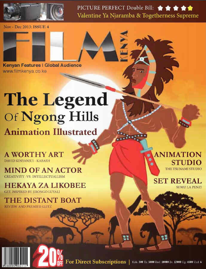 FILM KENYA magazine cover Issue 4 November/December 2013