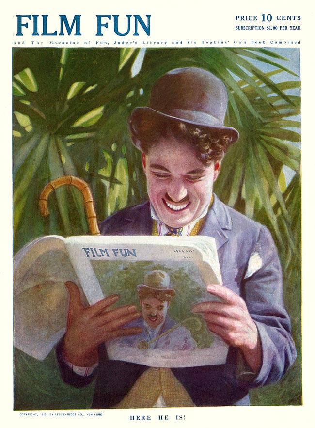 FILM FUN magazine side cover Issue 2 August 1915
