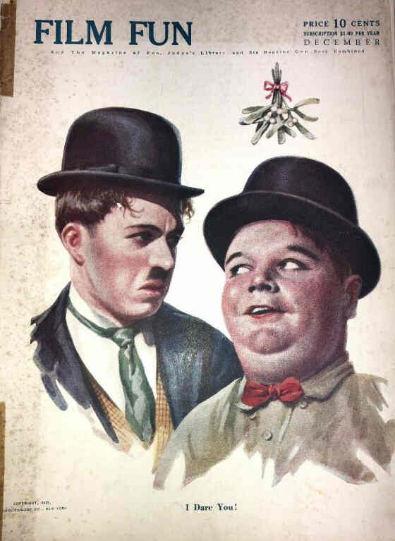 FILM FUN magazine side cover Issue 6 December 1915