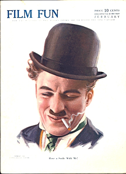 FILM FUN magazine side cover Issue 8 February 1916