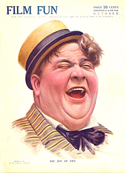 FILM FUN magazine side cover Issue 16 October 1916