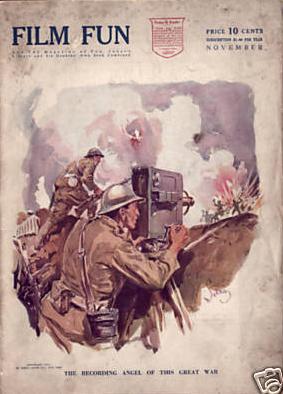 FILM FUN magazine side cover Issue 29 November 1917
