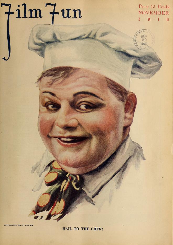 FILM FUN magazine side cover Issue 52 November 1919