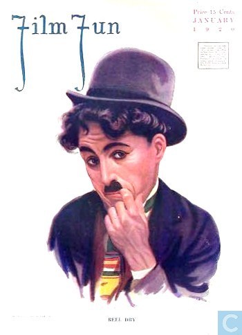 FILM FUN magazine side cover Issue 54 January 1920