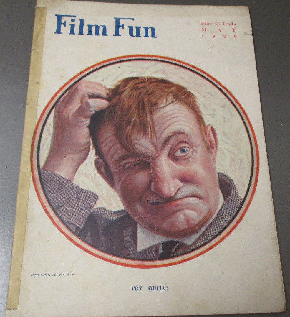 FILM FUN magazine side cover Issue 58 May 1920