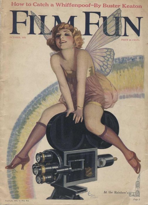 FILM FUN magazine side cover Issue 87 October 1922