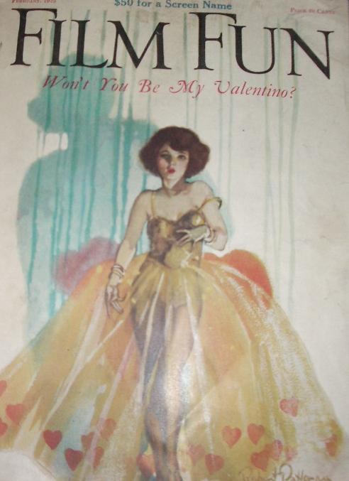 FILM FUN magazine side cover Issue 91 February 1923