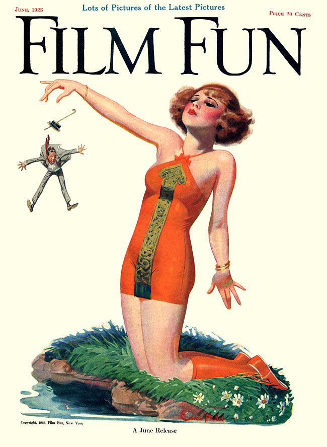 FILM FUN magazine side cover Issue 95 June 1923
