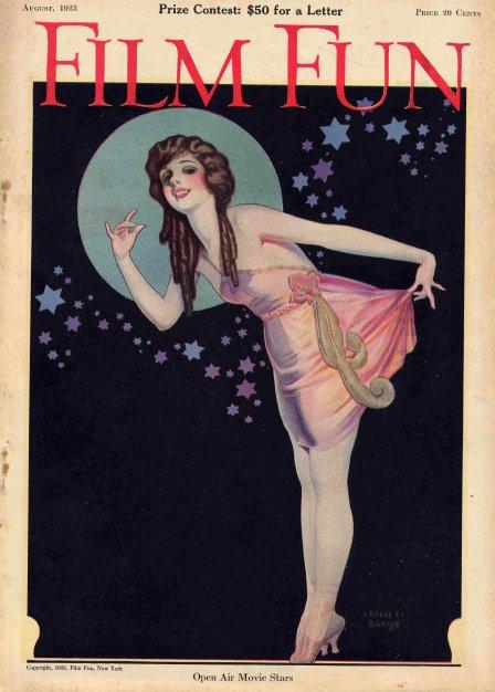 FILM FUN magazine side cover Issue 97 August 1923