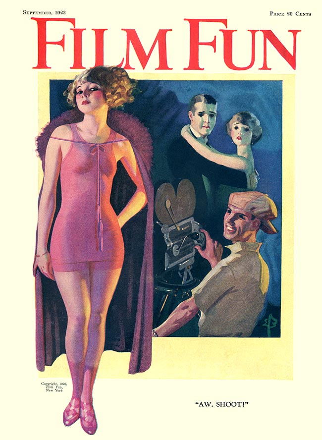 FILM FUN magazine side cover Issue 98 September 1923