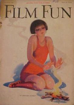 FILM FUN magazine side cover Issue 101 December 1923