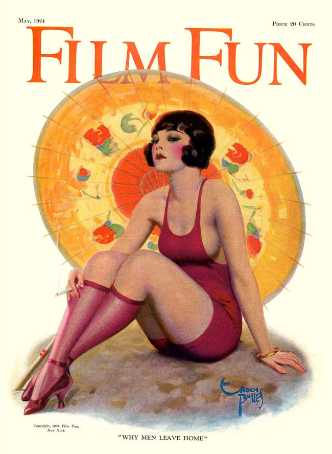 FILM FUN magazine side cover Issue 106 May 1924