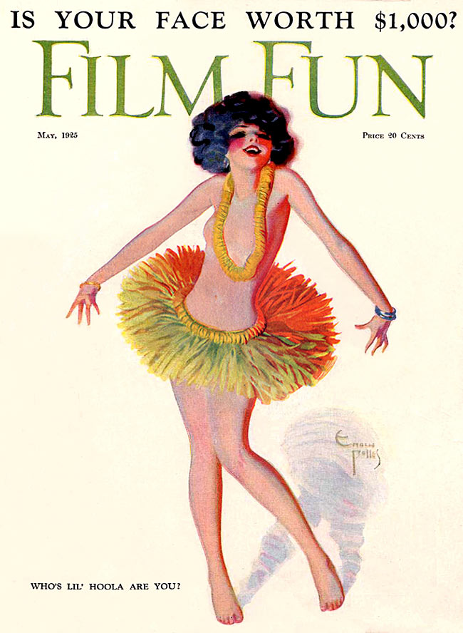 FILM FUN magazine side cover Issue 118 May 1925