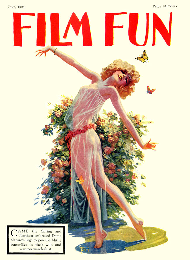 FILM FUN magazine side cover Issue 119 June 1925
