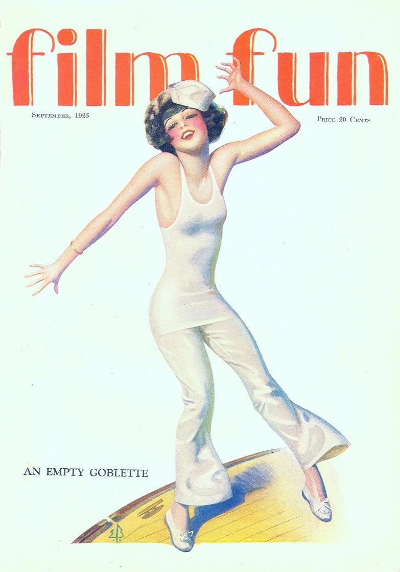 FILM FUN magazine side cover Issue 122 September 1925