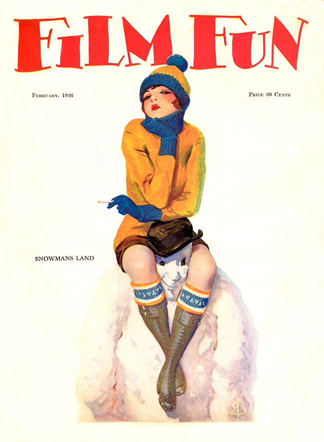 FILM FUN magazine side cover Issue 127 February 1926