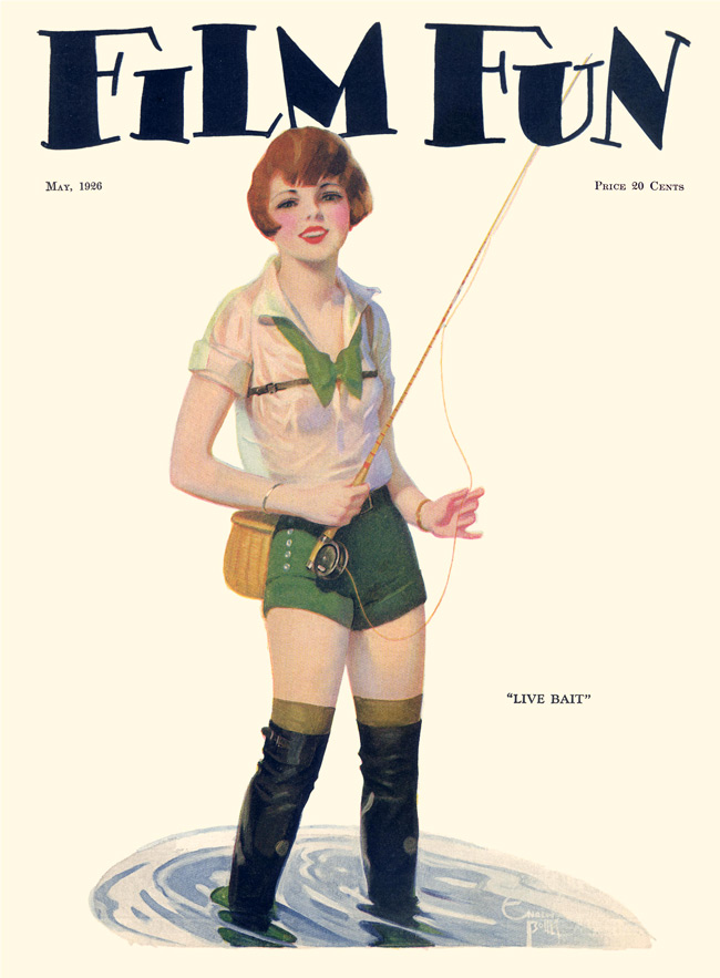FILM FUN magazine side cover Issue 130 May 1926