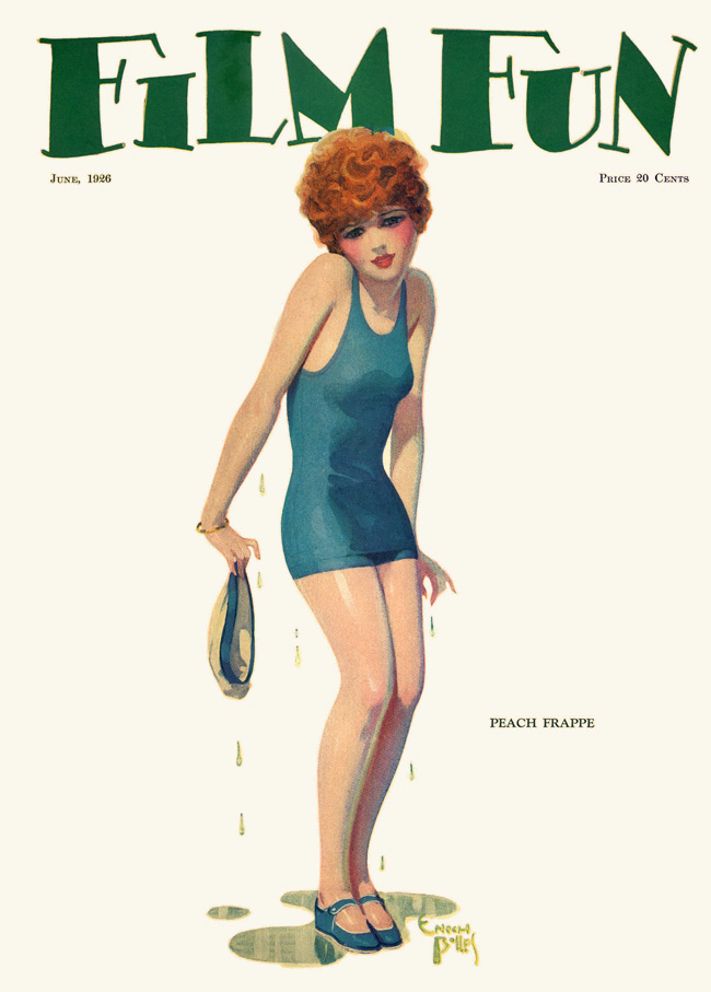 FILM FUN magazine side cover Issue 131 June 1926