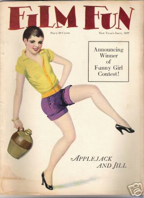 FILM FUN magazine side cover Issue 139 February 1927