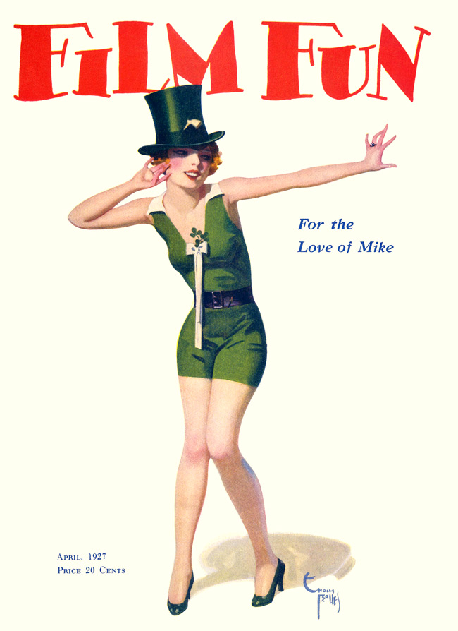 FILM FUN magazine side cover Issue 141 April 1927