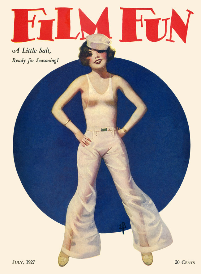 FILM FUN magazine side cover Issue 144 July 1927