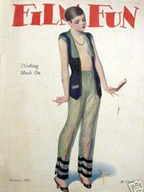 FILM FUN magazine side cover Issue 145 August 1927