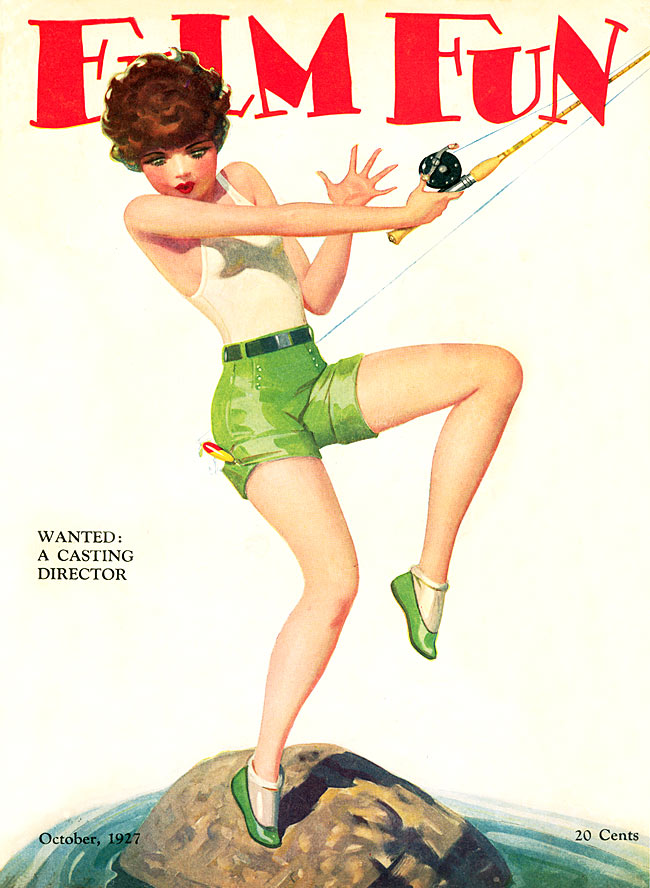 FILM FUN magazine side cover Issue 147 October 1927